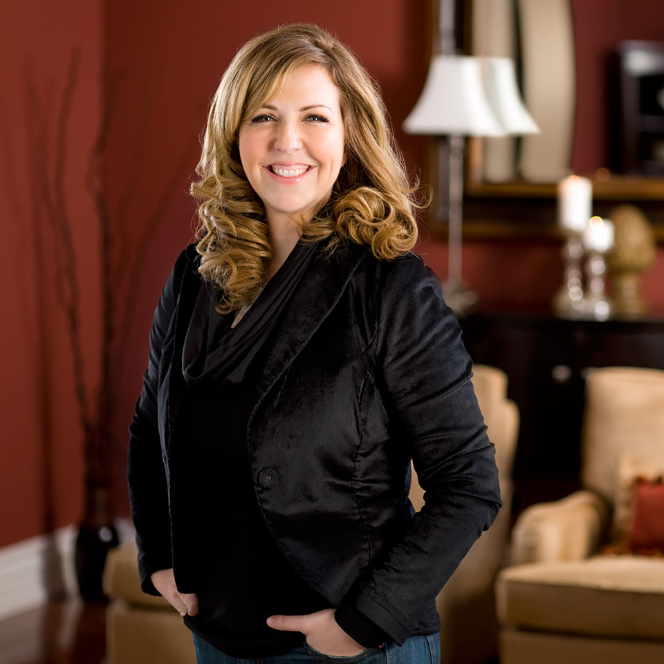 Jane smiling and wearing black