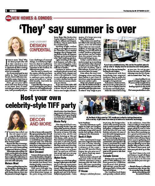 Toronto Sun - September 16, 2017