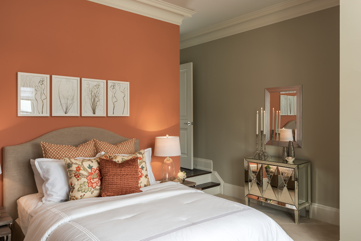 home design for the senses coral bedroom