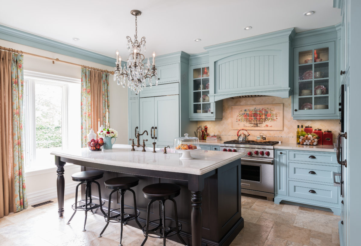 French Blue Kitchen