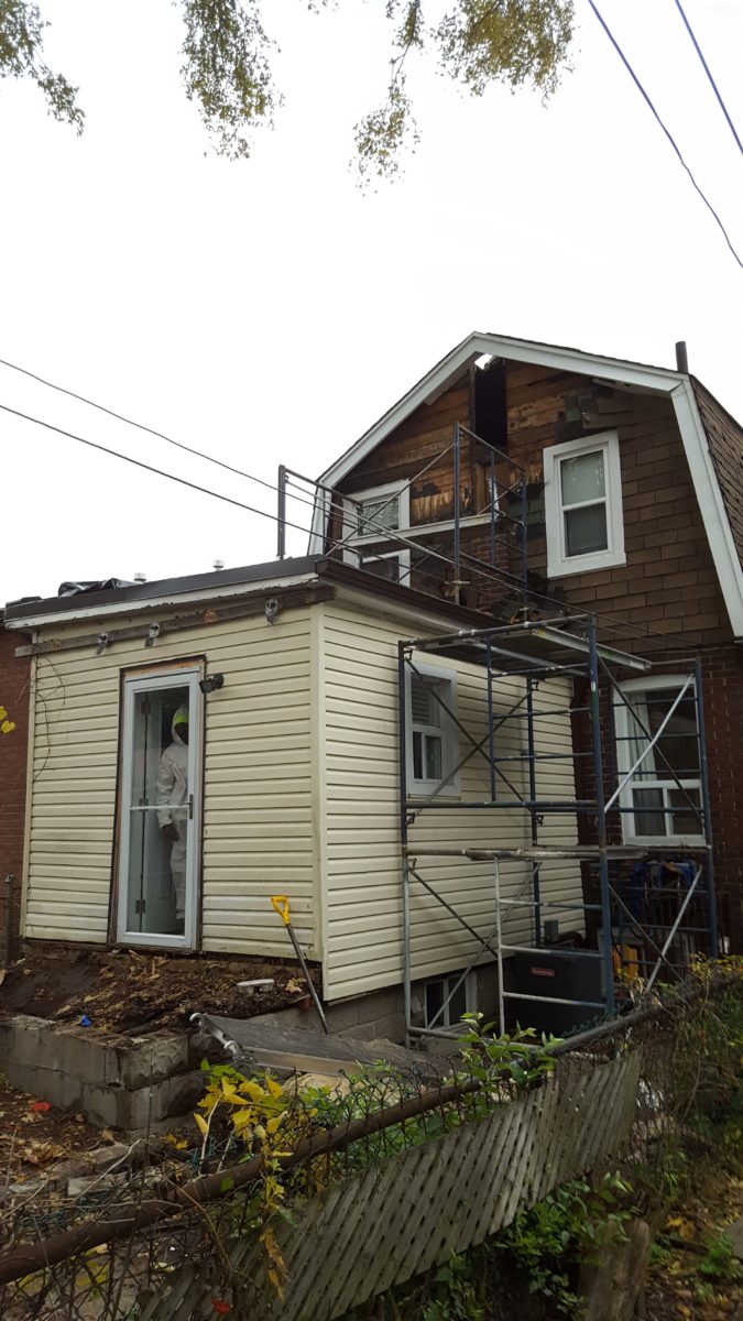 Before kitchen renovation exterior