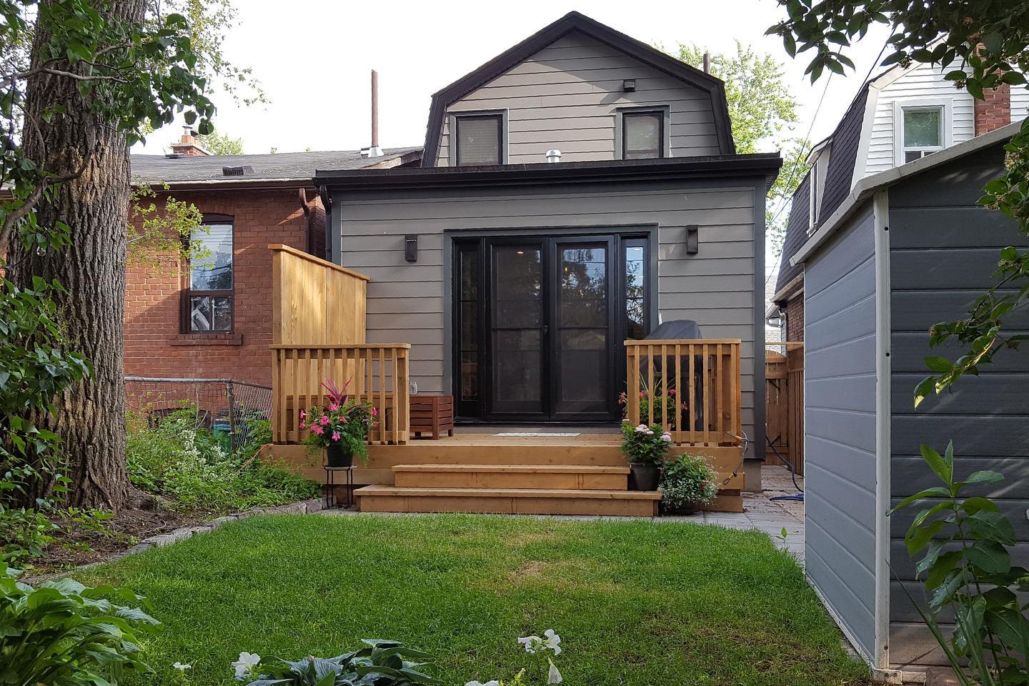 Exterior after: kitchen addition