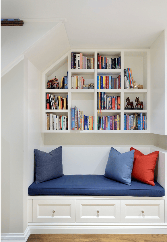 Cozy reading nook for children