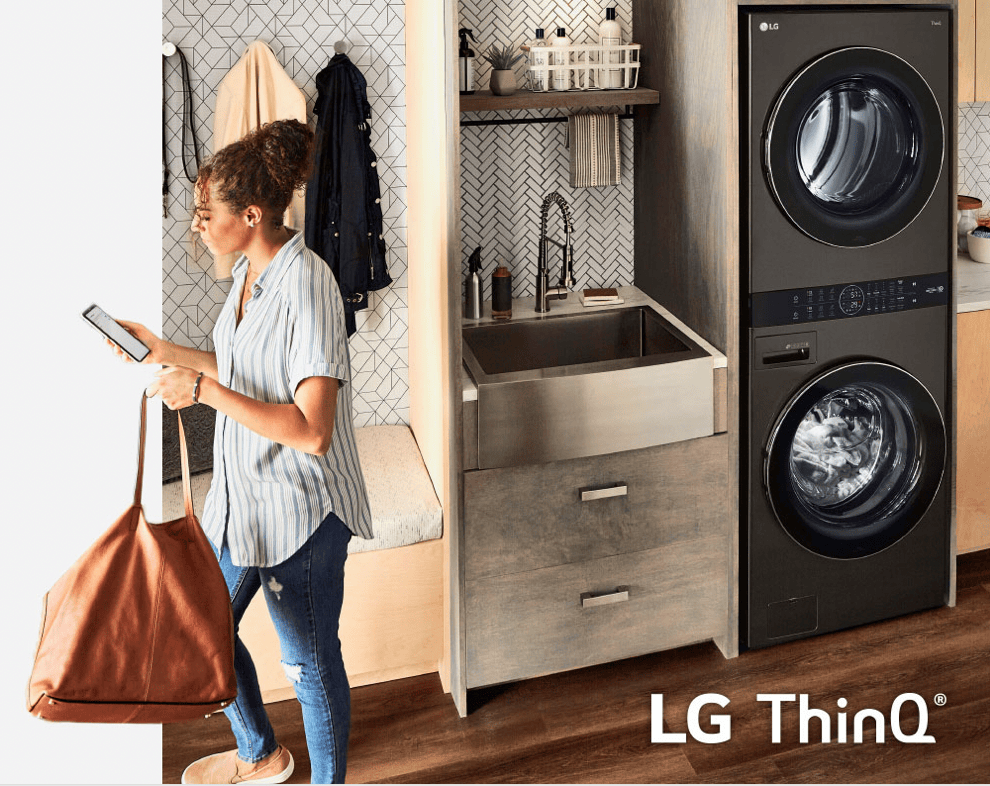 LG WashTower™ ThinQ technology