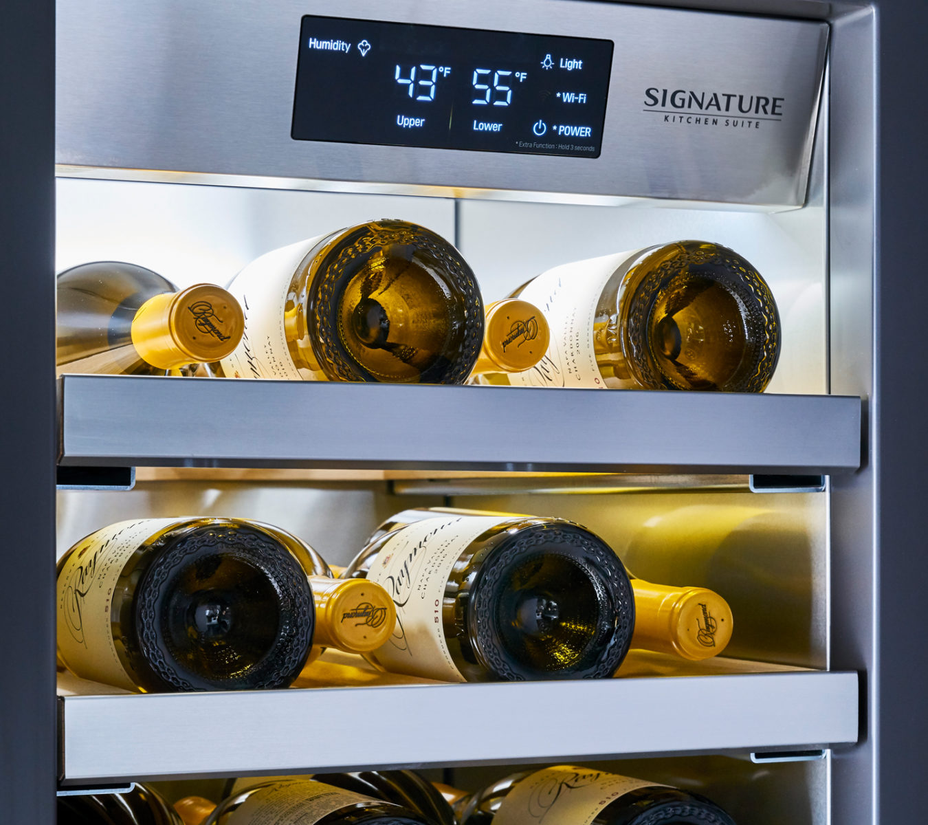 SKS wine refrigerator temperature control