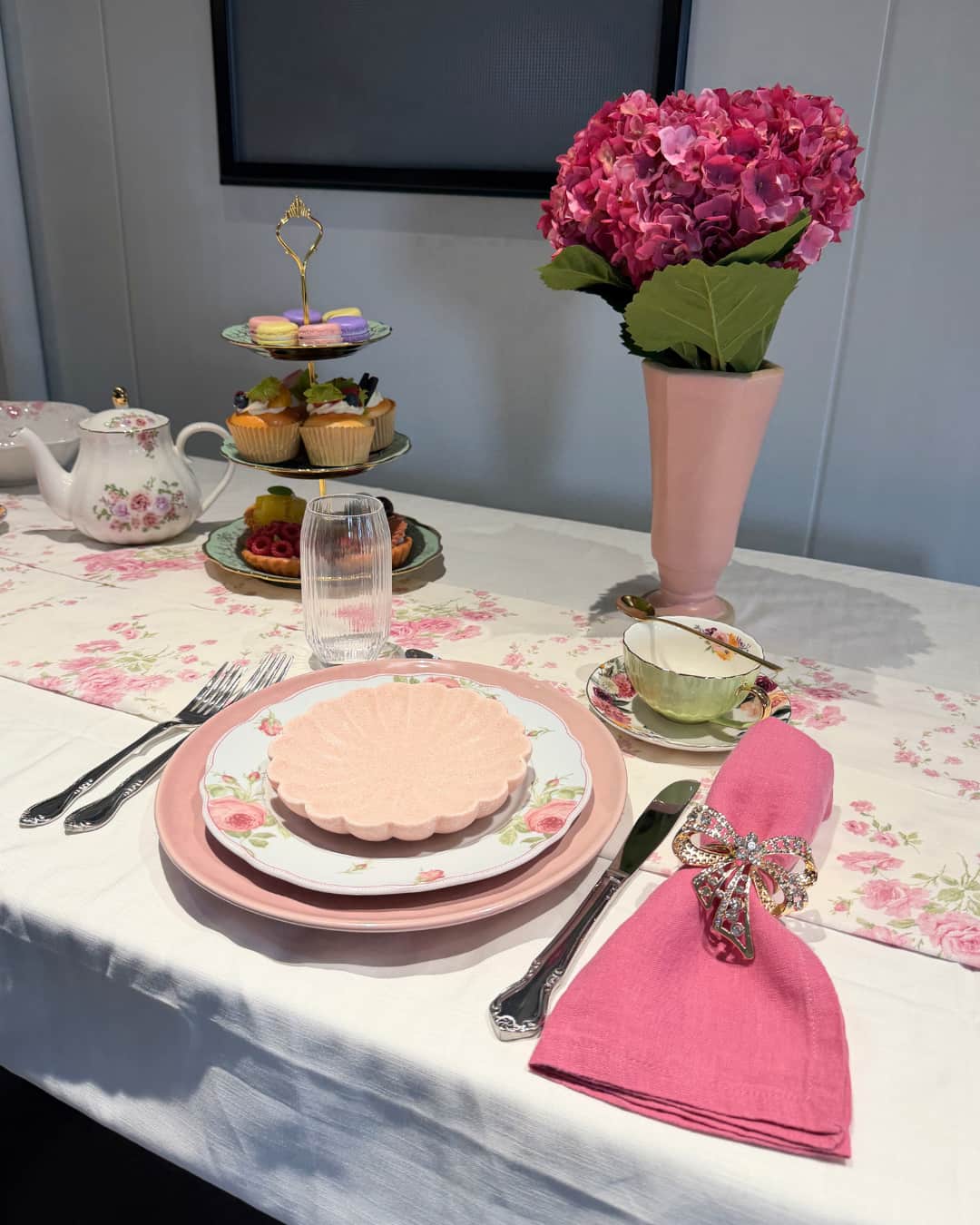high-tea place setting