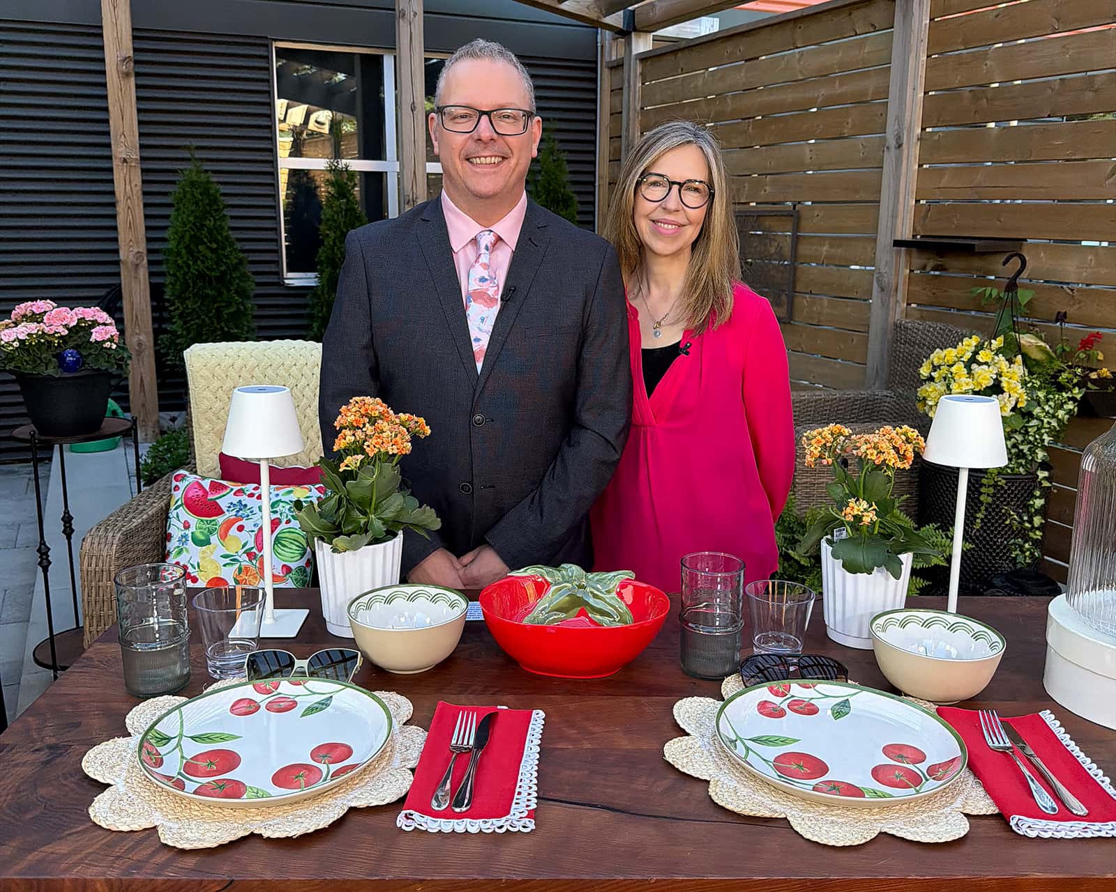 Rick Zamperin and Jane Lockhart on CHCH Morning Live TV show