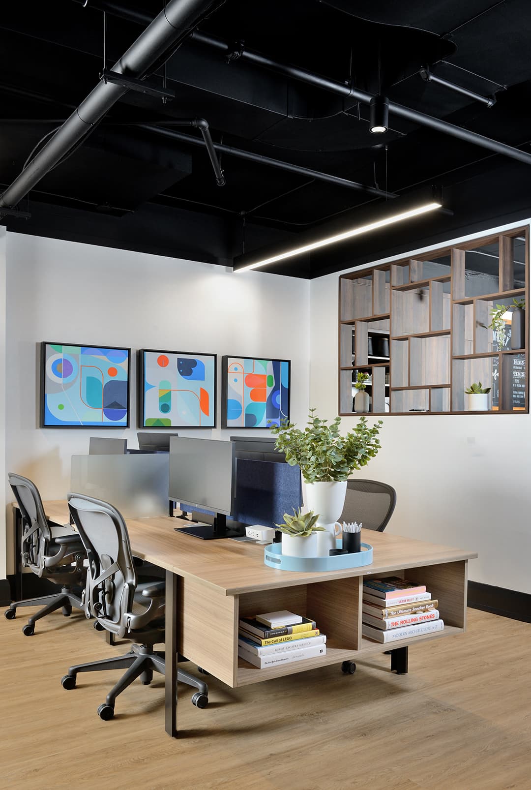 office desk work area