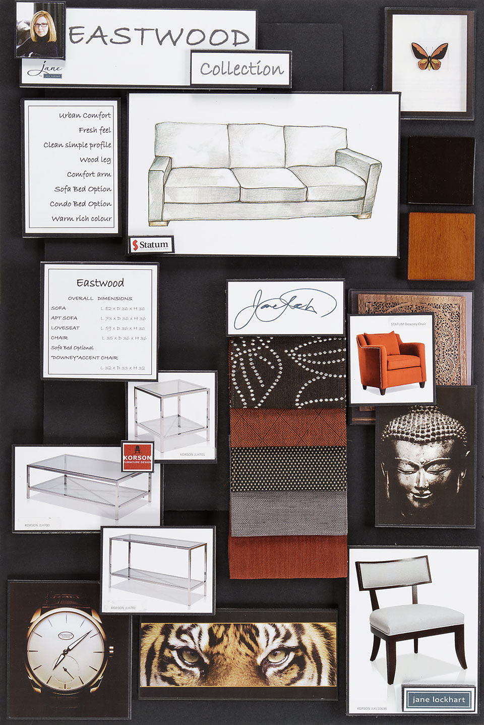 Eastwood Collection mood board, Jane by Jane Lockhart.