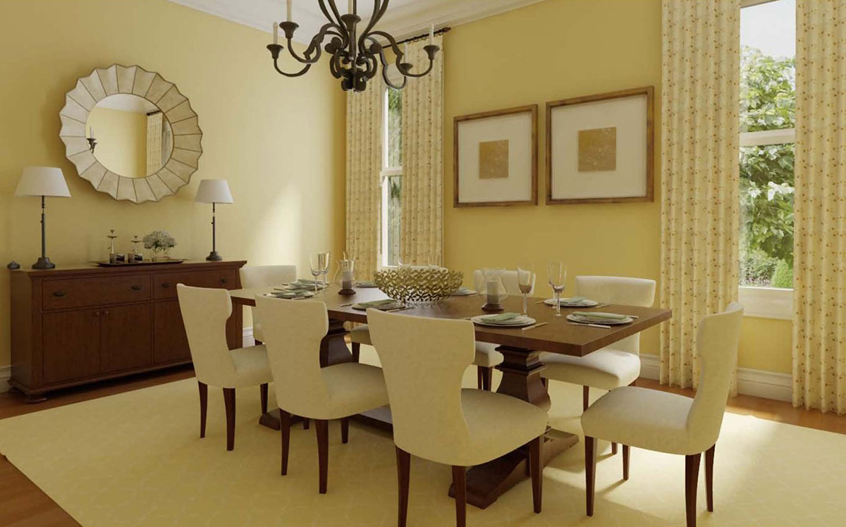 3D rendering of a bedroom.