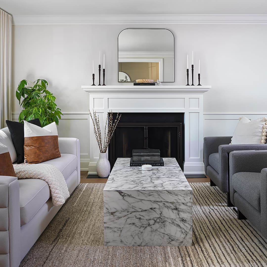 living room after photo