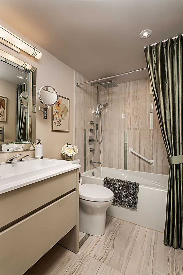 Master bathroom after reno