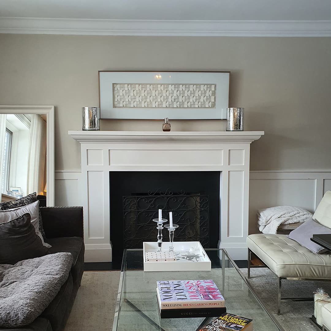 living room before photo