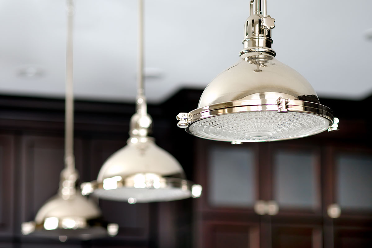 Kitchen light fixture detail