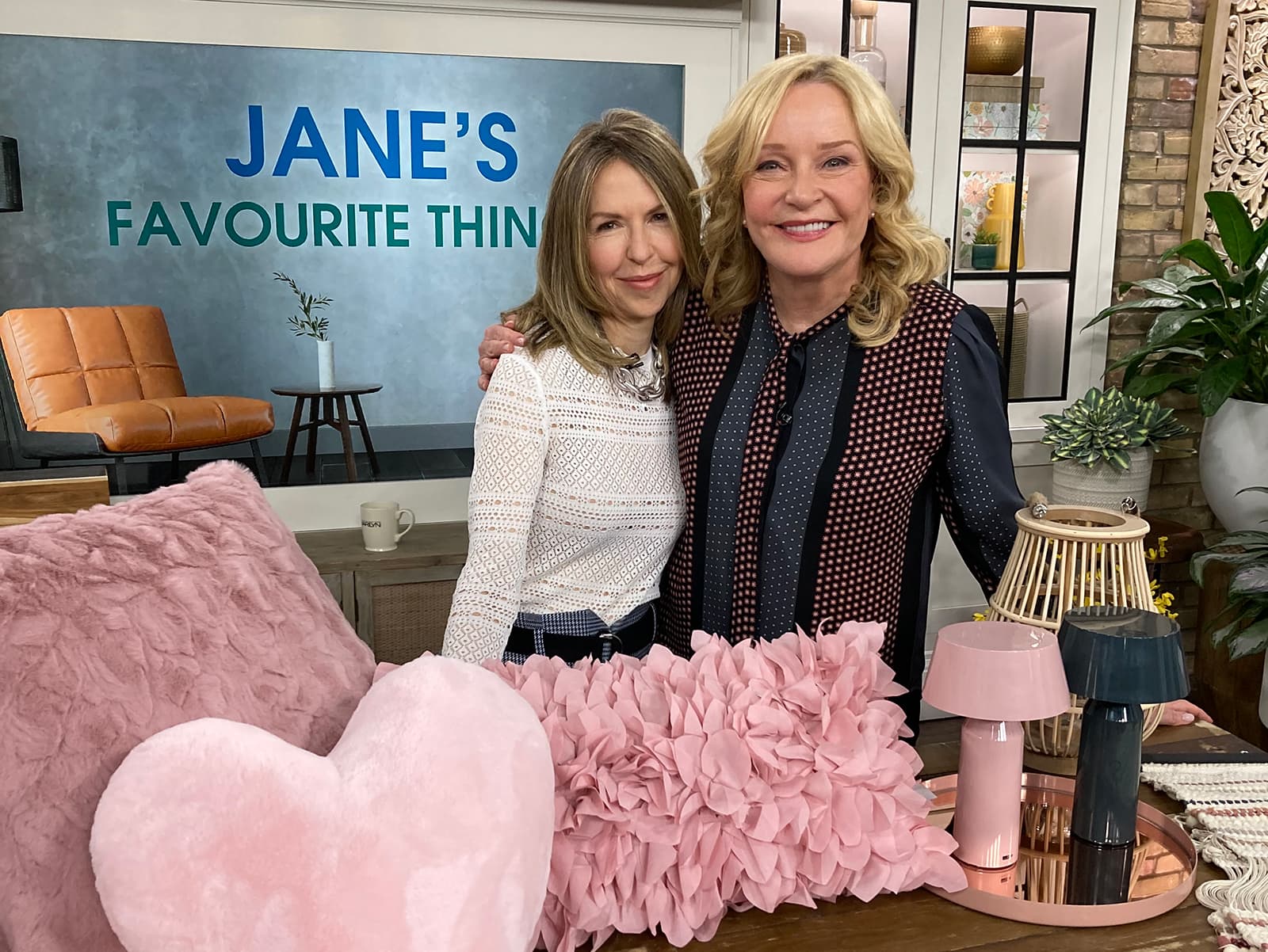 Jane and Marilyn in studio